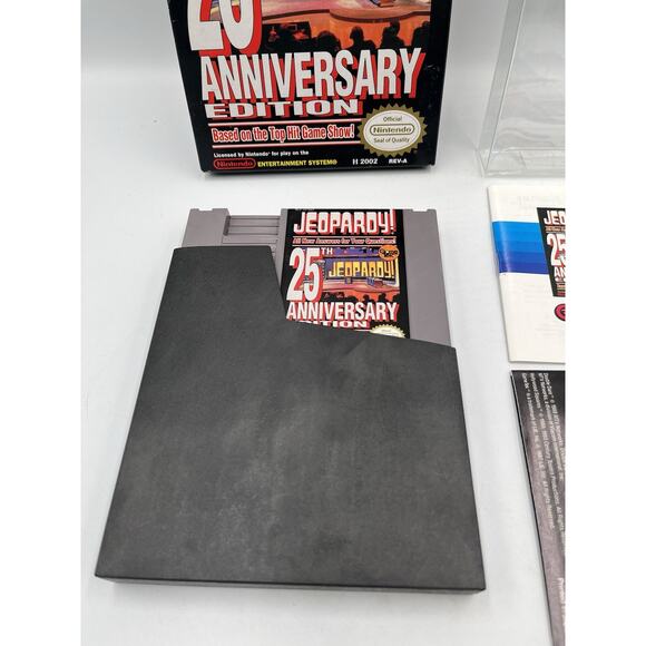 Jeopardy 25th Anniversary Nintendo NES - Complete In Box! - Picture 6 of 16